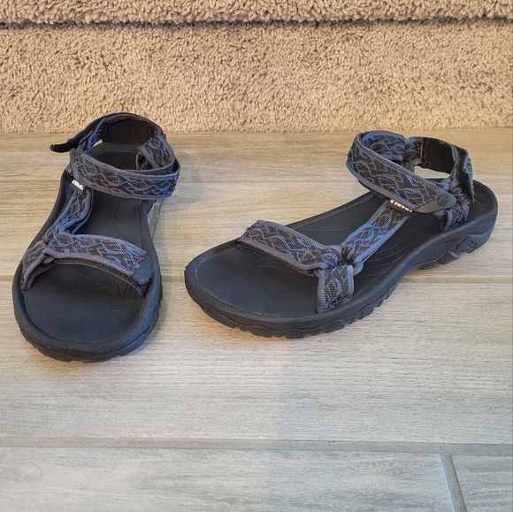 Teva Mens Hurricane Blue Strap Sandals 